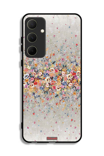 Tolwak Samsung Galaxy A35 5G Protective Case Cover Small Flowers Abstract Art