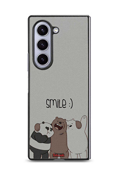 Tolwak غطاء حماية لهاتف سامسونج جالكسي زد فولد 6 بتصميم ابتسامة الأصدقاء