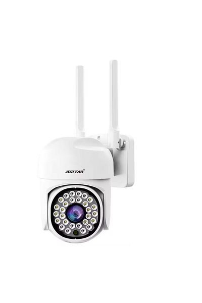 divendi-ro WiFi surveillance camera, 2MP, Full HD, outdoor, motion sensor, IR, microphone, IR, speaker, white