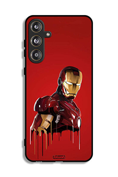 Tolwak غطاء حماية لهاتف سامسونج جالاكسي M55 5G برسومات الرجل الحديدي