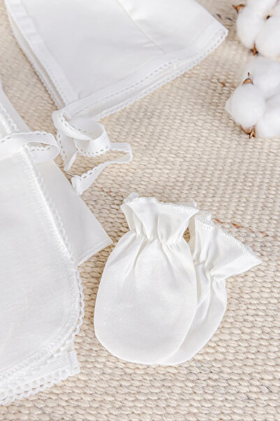 Babymod Natural 100% Cotton 5-Piece Baby Girl Boy Hospital Release Bodysuit Set Newborn Open Need Set