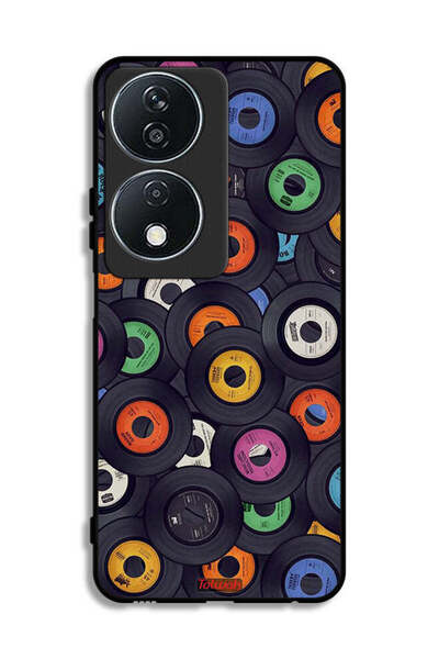 Tolwak غطاء حماية لهاتف Honor X7b 5G بنقشة أقراص مضغوطة