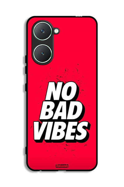 Tolwak Vivo Y03 4G Protective Case Cover No Bad Vibes