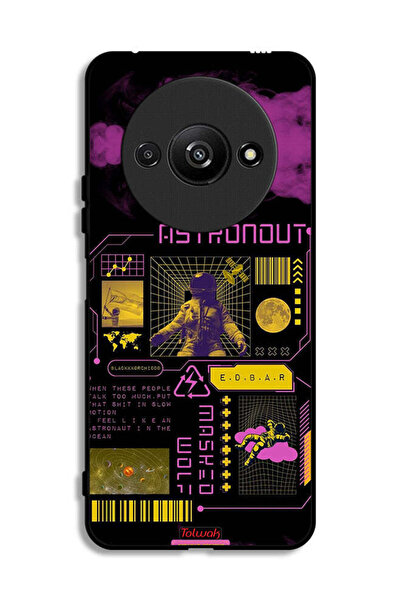 Tolwak Xiaomi Redmi A3 4G Protective Case Cover Astronaut Sticker