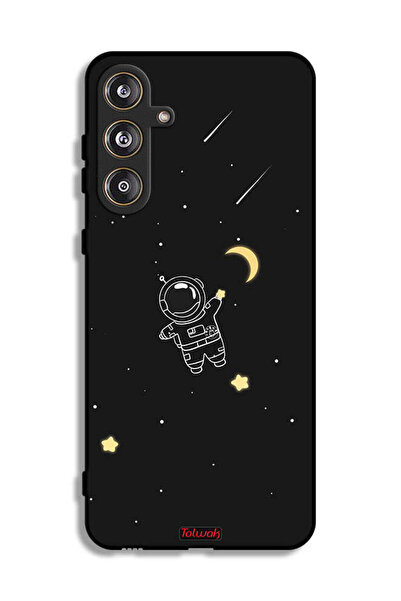 Tolwak Samsung Galaxy F55 5G Protective Case Cover Astronaut Art Clip