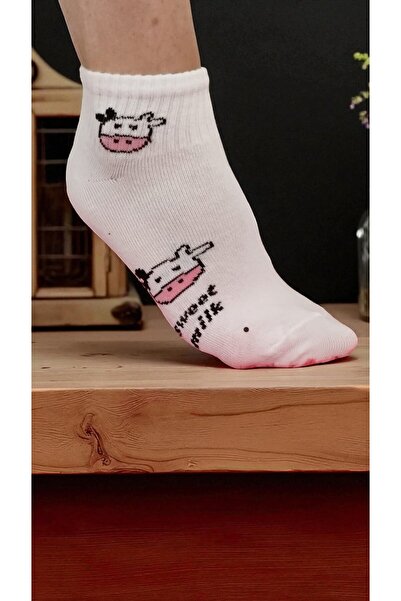 FAMEMUS ACCESSORY Ciorapi scurti figurati model O PERECHE