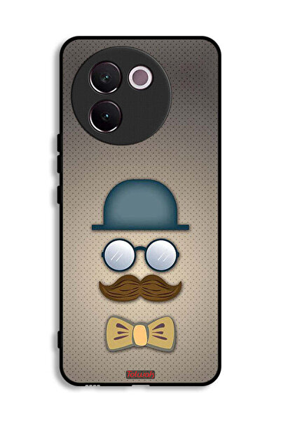 Tolwak غطاء حماية Vivo V30e 5G برسومات رأس الرجل