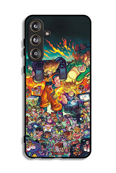 Tolwak Samsung Galaxy M55 5G Protective Case Cover Gamer Art Doodles