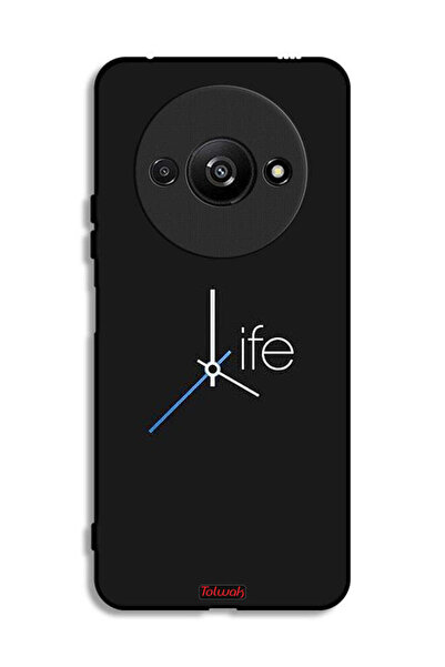 Tolwak Xiaomi Redmi A3 4G Protective Case Cover Life Clock