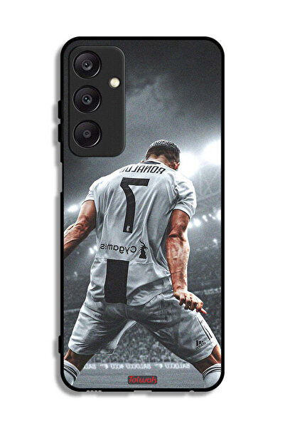 Tolwak غطاء حماية لهاتف سامسونج جالاكسي A25 5G بطبعة احتفال كريستيانو رونالدو