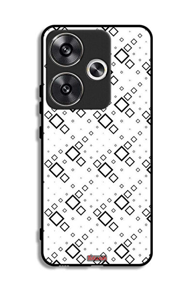 Tolwak Xiaomi Poco F6 5G Protective Case Cover Square Abstract Digital Art