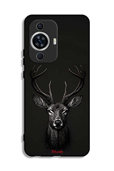 Tolwak غطاء حماية لهاتف هواوي نوفا 12 إس بتصميم غزال رقمي