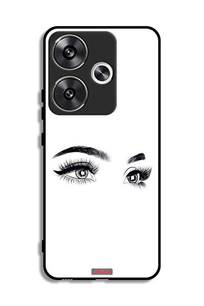 Tolwak Xiaomi Poco F6 5G Protective Case Cover Eyes Art