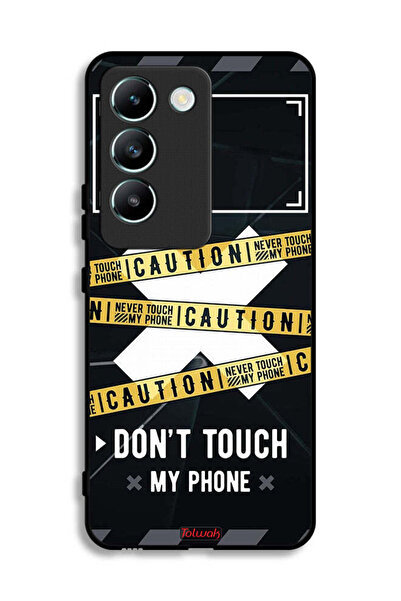 Tolwak غطاء حماية لهاتف Vivo V30 Lite 4G تحذير: لا تلمس هاتفي أبدًا