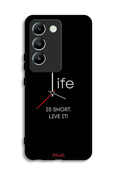 Tolwak غطاء حماية لهاتف Vivo V30 Lite 4G، الحياة قصيرة