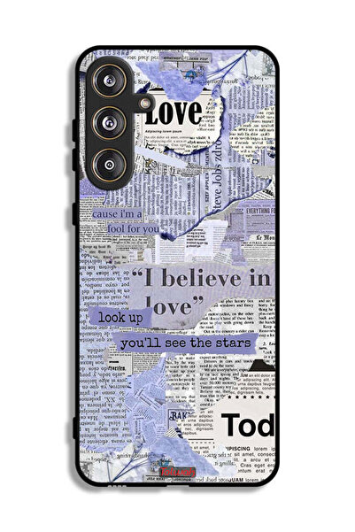 Tolwak غطاء حماية لهاتف سامسونج جالاكسي M55 5G، قطع من الصحف