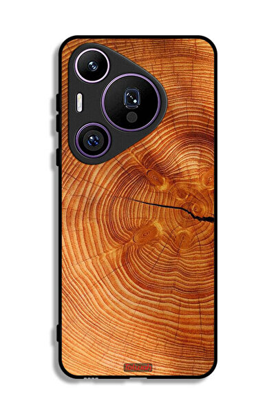 Tolwak غطاء حماية لهاتف هواوي بيورا 70 برو مصنوع من الخشب المتصدع