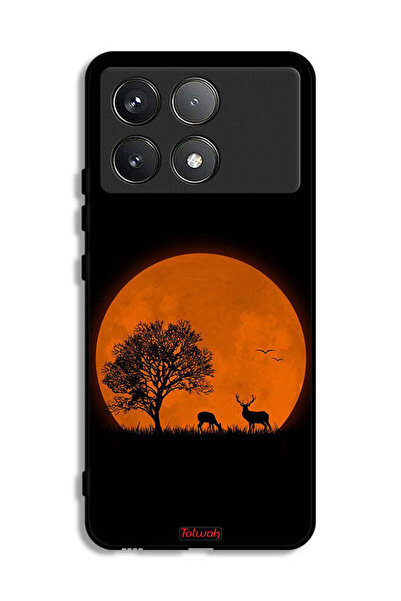 Tolwak Xiaomi Redmi K70 Protective Case Cover Evening Moon Art