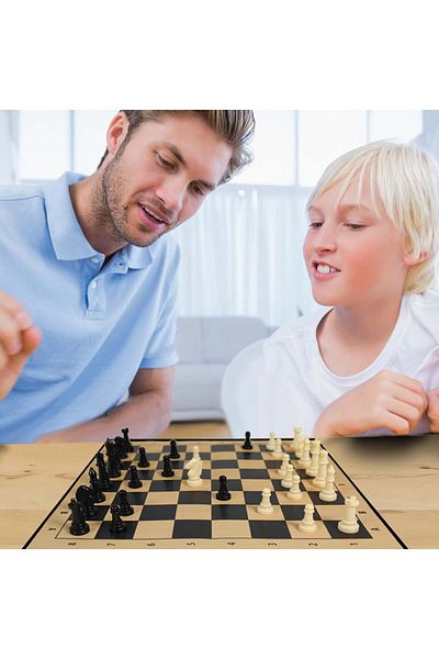 Merchant Ambassador Classic Games - 2-in-1 Chess, Checkers (basic)