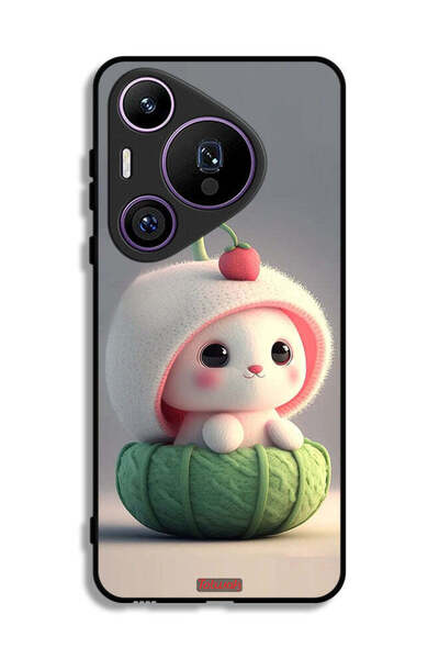 Tolwak غطاء حماية لهاتف هواوي بيورا 70 برو - أرنب صغير لطيف