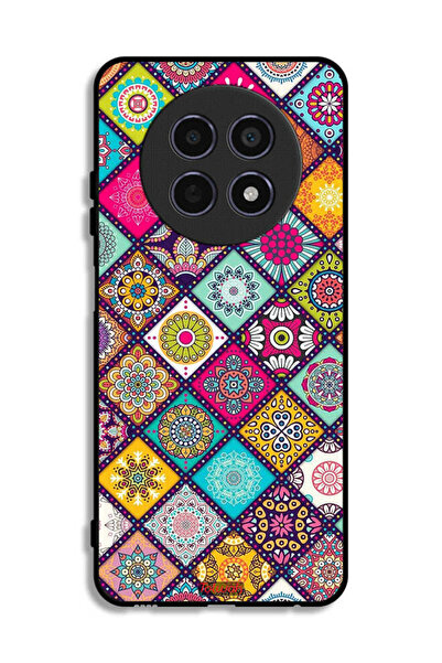 Tolwak غطاء حماية لهاتف Realme 12x 5G بنمط مربعات ماندالا