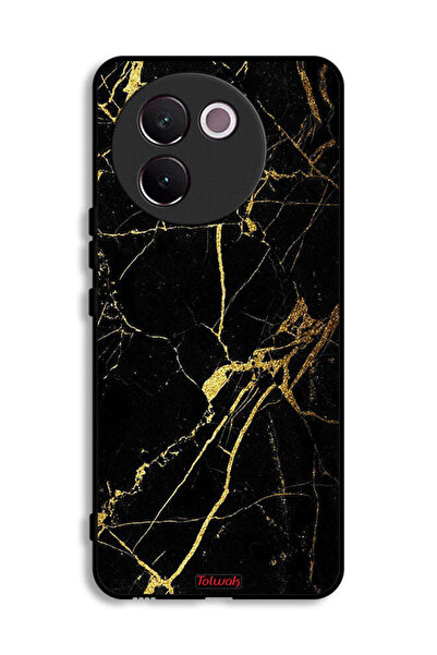 Tolwak غطاء حماية لهاتف Vivo V30e 5G - رخامي متصدع