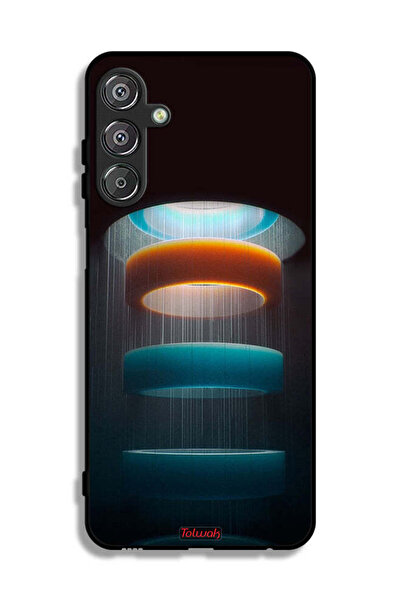 Tolwak غطاء حماية لهاتف سامسونج جالاكسي M15 5G بنمط حلقات فنية