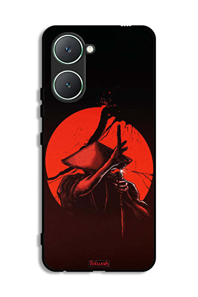 Tolwak غطاء حماية لهاتف Vivo Y03 4G بتصميم محارب السيف