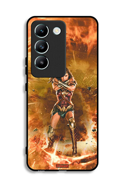 Tolwak غطاء حماية لجهاز Vivo Y100 4G بتصميم Wonder Women