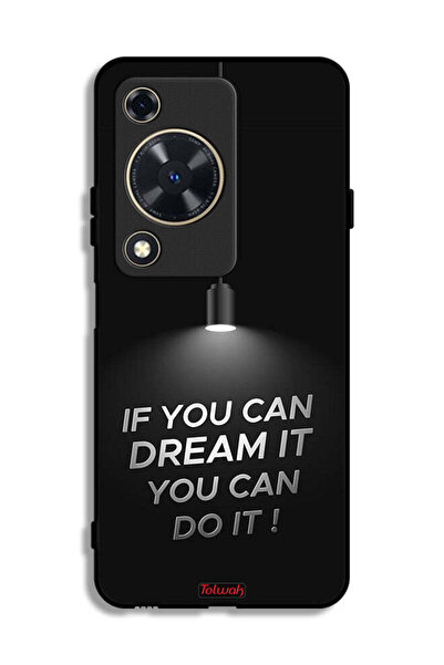 Tolwak غطاء حماية لهاتف هواوي نوفا Y72 إذا كنت تستطيع أن تحلم به، يمكنك أن تفعله