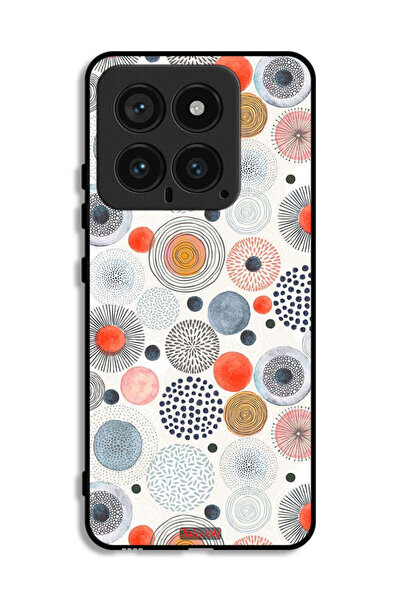 Tolwak Xiaomi 14 Protective Case Cover Cotton Flowers Pattern