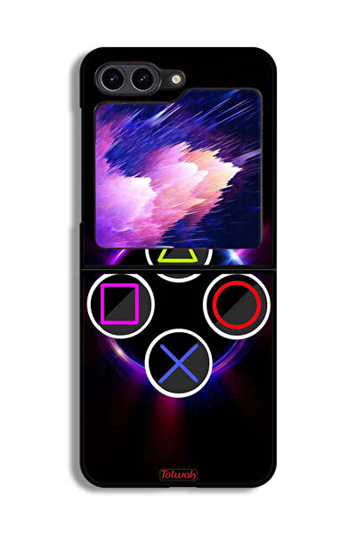 Tolwak غطاء حماية لهاتف Samsung Galaxy Z Flip6 بتصميم لعبة الحبار