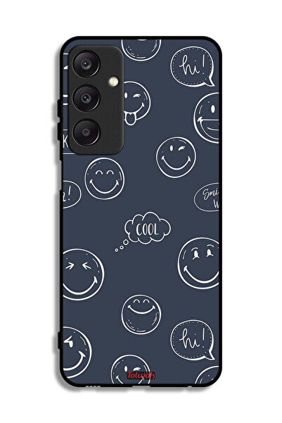 Tolwak Samsung Galaxy A25 5G Protective Case Cover Cool Faces Tags