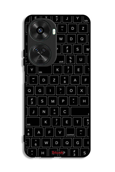 Tolwak غطاء حماية لهاتف هواوي نوفا 11 SE بنمط مفاتيح لوحة مفاتيح عشوائية