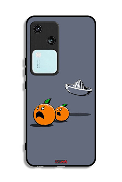 Tolwak غطاء حماية لهاتف Vivo S18 5G بتصميم فني رقمي بسيط وفكاهي