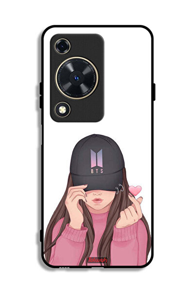 Tolwak غطاء حماية لهاتف هواوي نوفا Y72 - فتاة تصنع سناب شات