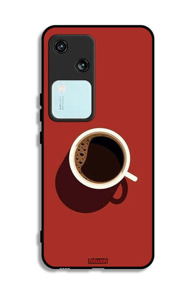 Tolwak غطاء حماية لهاتف Vivo S18 5G بفنجان قهوة