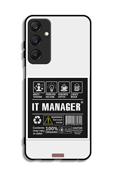 Tolwak غطاء حماية لهاتف Samsung Galaxy A25 5G - ملصق مدير تكنولوجيا المعلومات