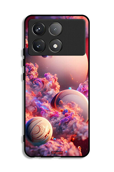 Tolwak Xiaomi Poco F6 Pro Protective Case Cover Clouds Abstract Art