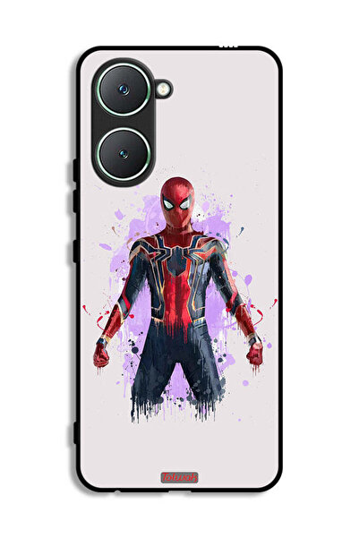 Tolwak غطاء حماية لهاتف Vivo Y03 4G بتصميم العنكبوت الحديدي