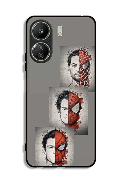 Tolwak غطاء حماية لهاتف شاومي ريدمي 13 سي برسومات سبايدر مان