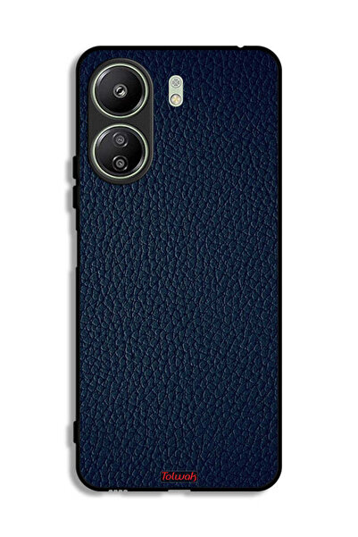 Tolwak غطاء حماية جلدي بنمط لهاتف Xiaomi Redmi 13C