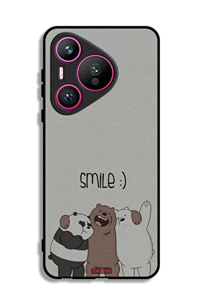 Tolwak غطاء حماية لهاتف هواوي بيورا 70 بطبعة ابتسامة الأصدقاء