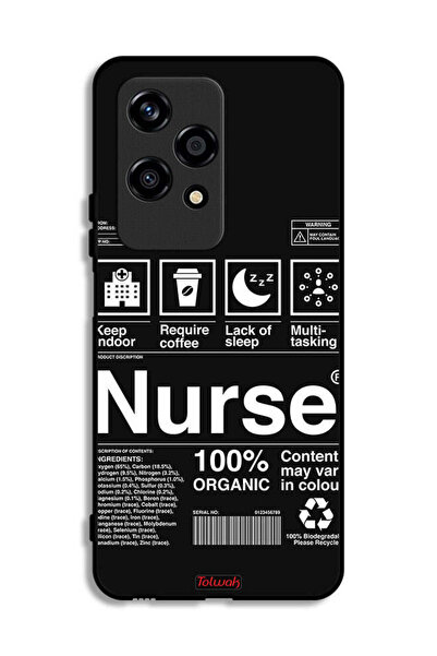 Tolwak غطاء حماية لهاتف Honor 200 Lite 5G، ملصق ممرضة