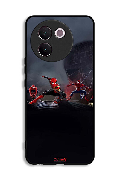 Tolwak Vivo V30e 5G Protective Case Cover Three Spiders