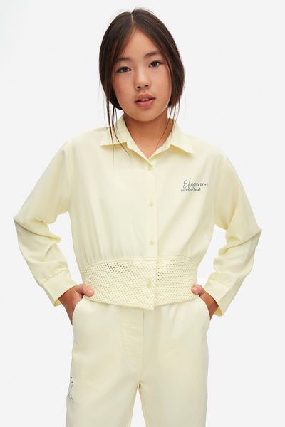 nk kids Детска тениска NK KIDS 38816 с жълти венчелистчета