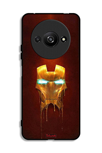 Tolwak Xiaomi Redmi A3 4G Protective Case Cover Iron Man Marvel Comics