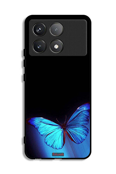 Tolwak Xiaomi Poco F6 Pro Protective Case Cover Butterfly Art
