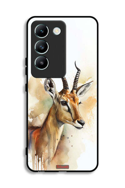 Tolwak غطاء حماية لهاتف Vivo Y100 4G بطبعة غزال تجريدي