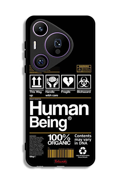 Tolwak غطاء حماية لهاتف هواوي بيورا 70 برو - ملصق إنسان